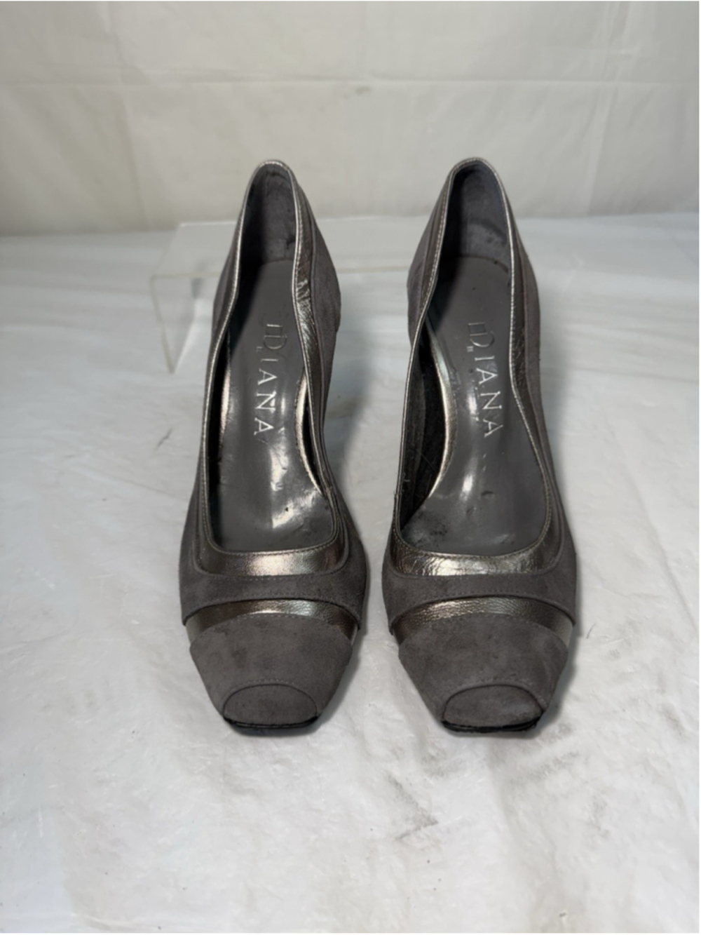 Diana Pump 2" Heels Closed Square Toe US Size 5 Made in Japan vintage